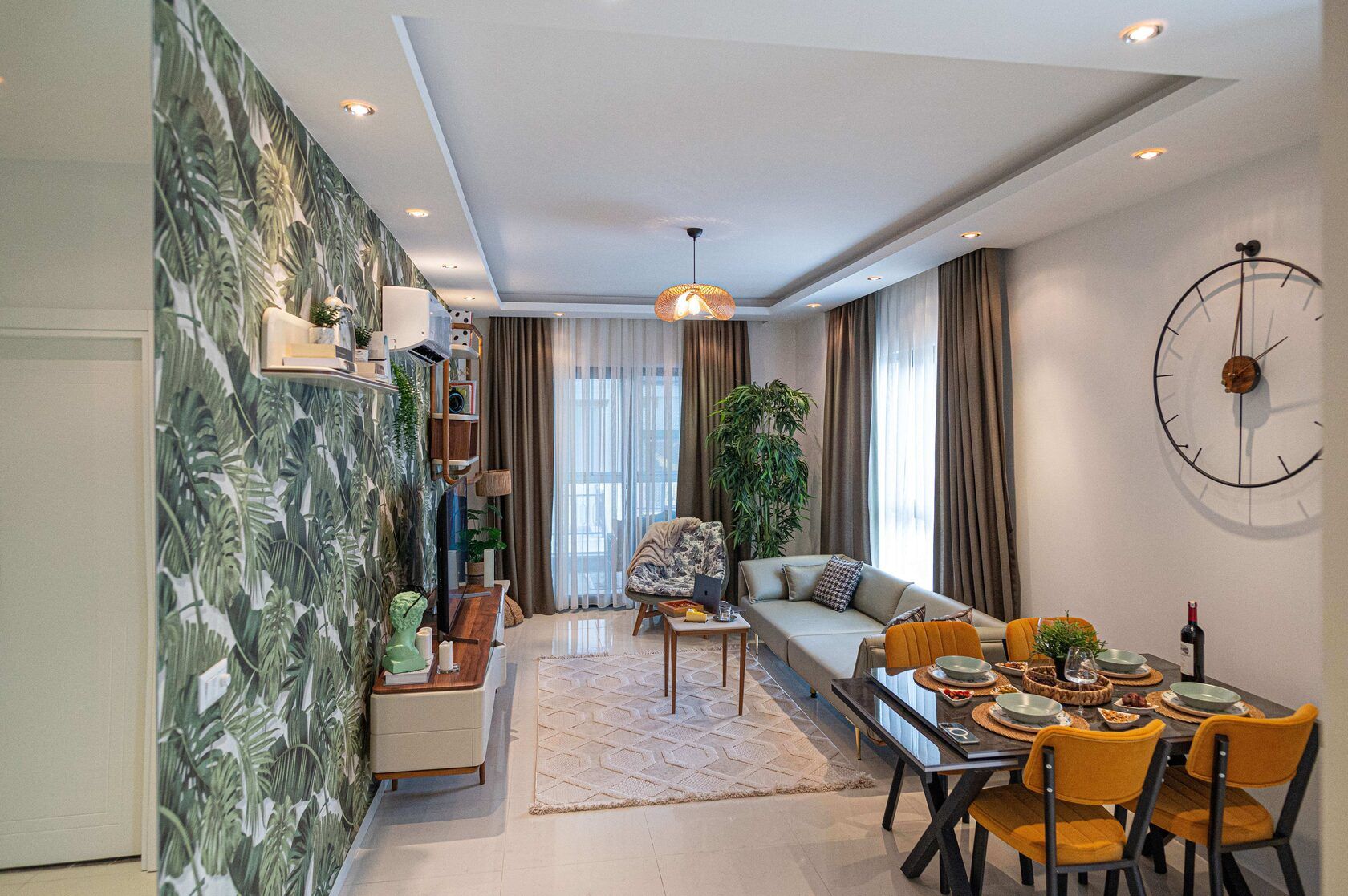 Alanya Alaiye Boutique sitesinde 2+1 daire, Mahmutlar